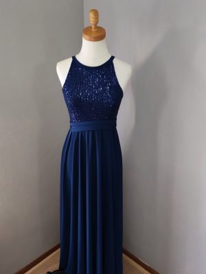 Navy sequin Ellie dress - in stock