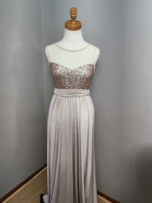 Gold sequin dress - stock