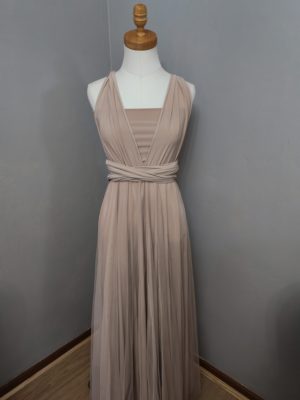 Beige infinity dress - in stock