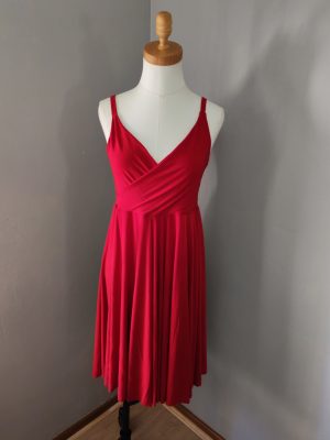 Short red dress - in stock