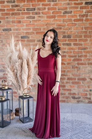 Burgundy Emma dress - in stock